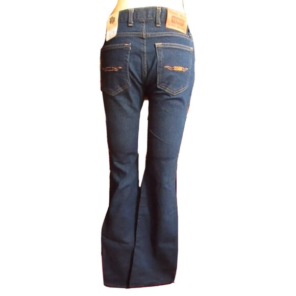 Womens Jeans 30x32 6 NEW Texas Jeans Low Rise Stretch Denim BOOTCUT Made USA - Picture 4 of 8